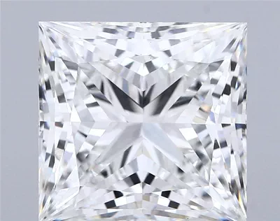10.33ct F VS1 Rare Carat Ideal Cut Princess Lab Grown Diamond