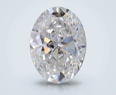 1.55ct D VVS2 Rare Carat Ideal Cut Oval Lab Grown Diamond