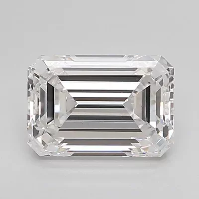 2.58ct E VS1 Rare Carat Ideal Cut Emerald Lab Grown Diamond