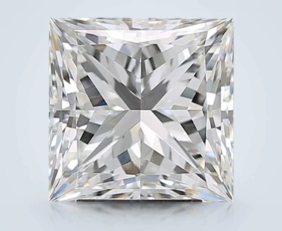 4.01ct H IF Rare Carat Ideal Cut Princess Diamond