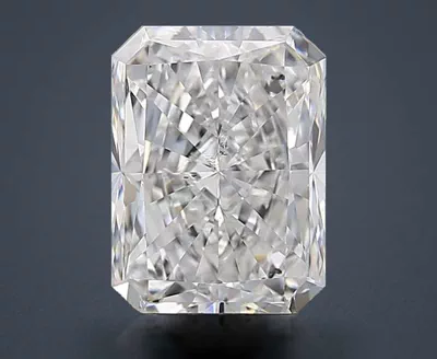 3.50ct D SI2 Rare Carat Ideal Cut Radiant Diamond