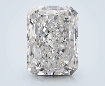 3.50ct D SI2 Rare Carat Ideal Cut Radiant Diamond