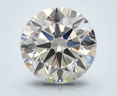 5.09ct F VVS2 Rare Carat Ideal Cut Round Lab Grown Diamond