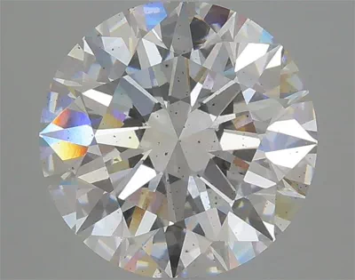 3.02ct F SI1 Rare Carat Ideal Cut Round Lab Grown Diamond