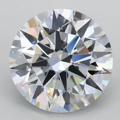 2.05ct D VVS2 Rare Carat Ideal Cut Round Lab Grown Diamond
