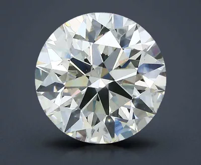 3.42ct K VS1 Rare Carat Ideal Cut Round Diamond