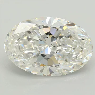 3.03ct F VVS2 Very Good Cut Oval Lab Grown Diamond