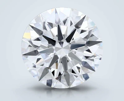 7.05ct F VVS1 Rare Carat Ideal Cut Round Lab Grown Diamond