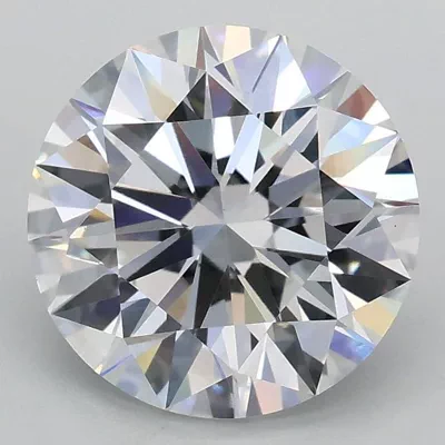 2.51ct D VS1 Rare Carat Ideal Cut Round Lab Grown Diamond