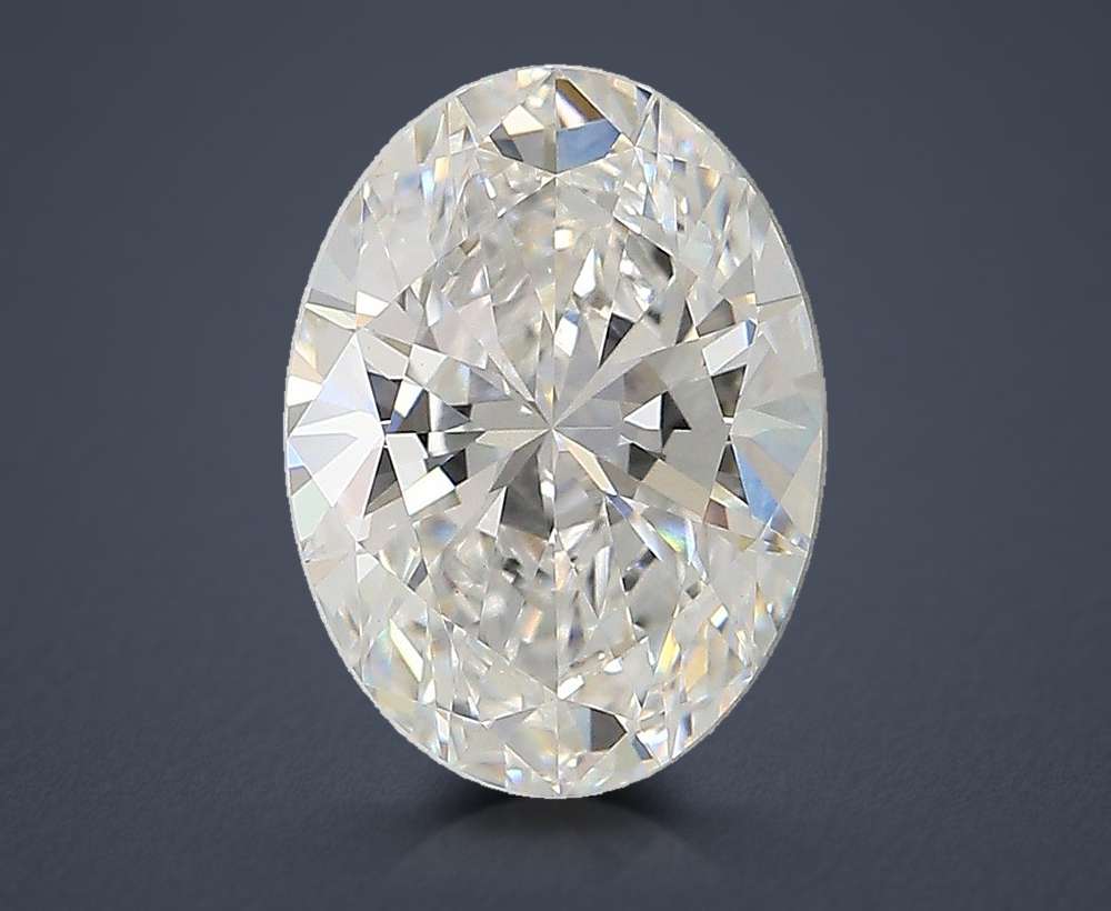 2.57ct E VVS2 Rare Carat Ideal Cut Oval Lab Grown Diamond