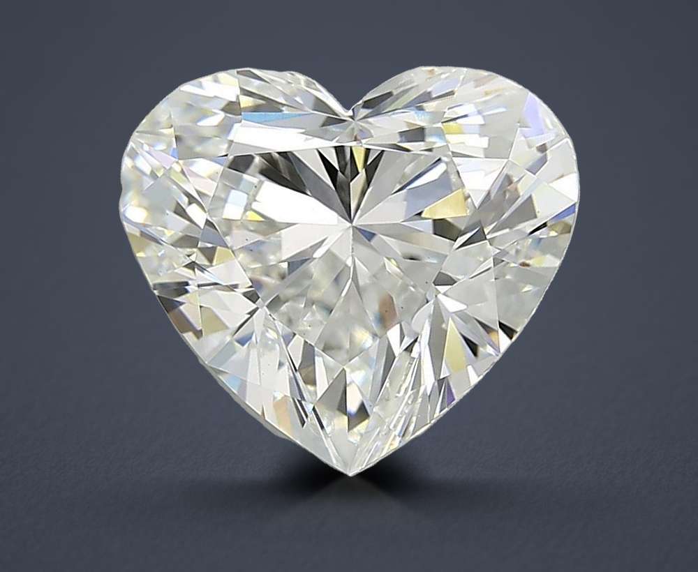 7.06ct E VS1 Rare Carat Ideal Cut Heart Lab Grown Diamond