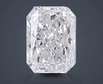 1.95ct E VS2 Rare Carat Ideal Cut Radiant Lab Grown Diamond