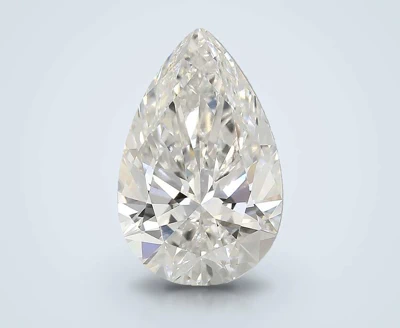 6.06ct F VS1 Rare Carat Ideal Cut Pear Lab Grown Diamond