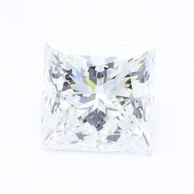 3.58ct E VVS2 Rare Carat Ideal Cut Princess Lab Grown Diamond