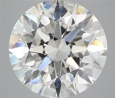 7.50ct H SI1 Rare Carat Ideal Cut Round Diamond