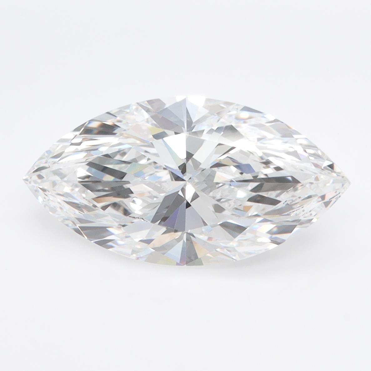 3.03ct E VVS1 Rare Carat Ideal Cut Marquise Lab Grown Diamond