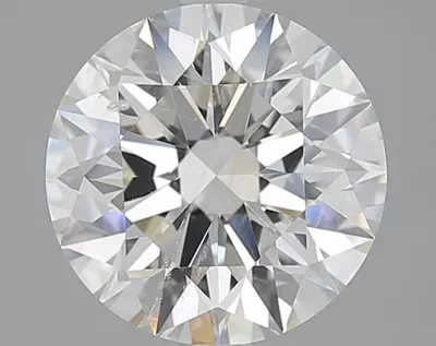 3.25ct J SI2 Rare Carat Ideal Cut Round Diamond