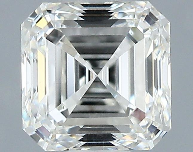 0.60ct H SI1 Rare Carat Ideal Cut Asscher Diamond