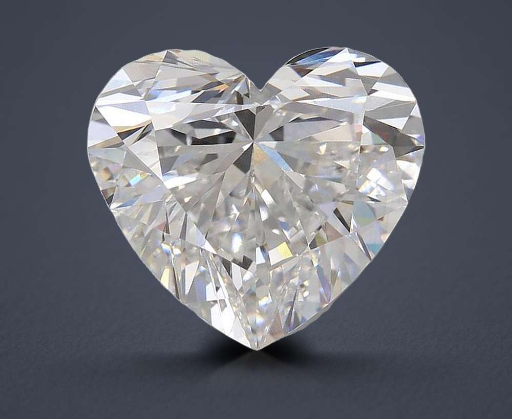 12.21ct E VVS2 Rare Carat Ideal Cut Heart Lab Grown Diamond