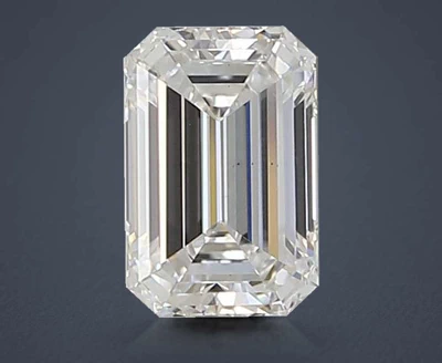 1.24ct D VS1 Rare Carat Ideal Cut Emerald Lab Grown Diamond
