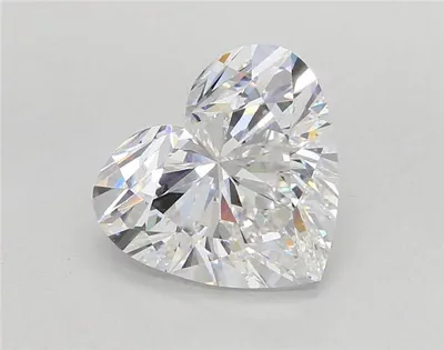 4.06ct D VVS2 Rare Carat Ideal Cut Heart Lab Grown Diamond