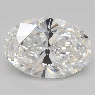 3.07ct E VVS2 Rare Carat Ideal Cut Oval Lab Grown Diamond