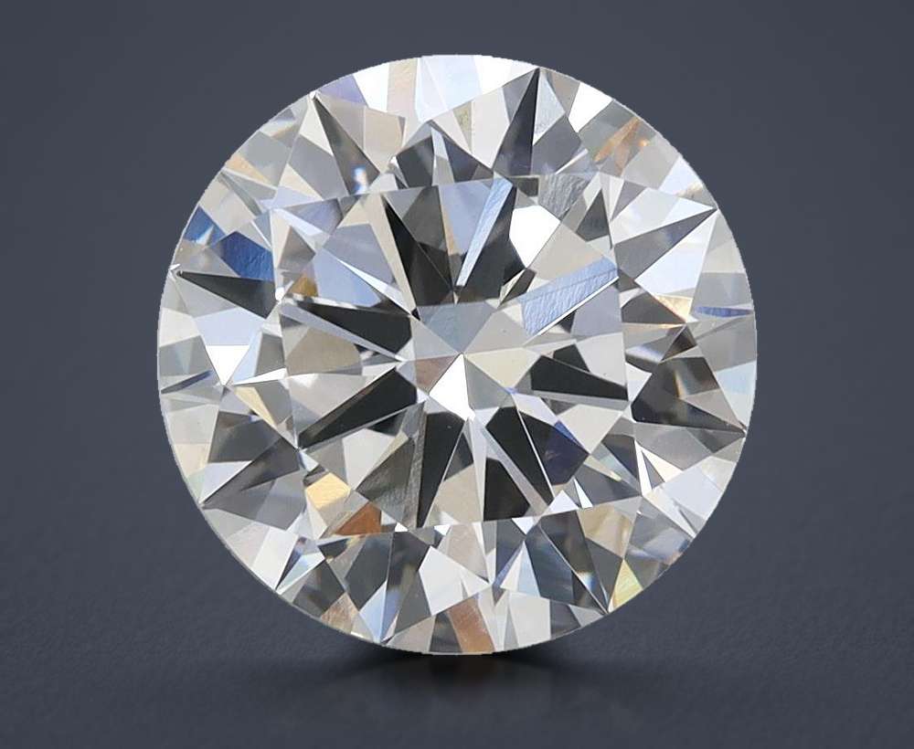 3.52ct F VS1 Excellent Cut Round Lab Grown Diamond