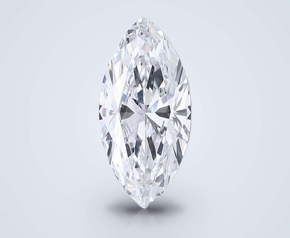 1.08ct D VS2 Very Good Cut Marquise Lab Grown Diamond