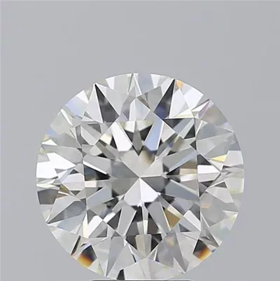 5.18ct I VVS1 Rare Carat Ideal Cut Round Diamond