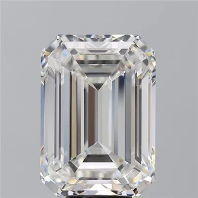 10.04ct F VS1 Rare Carat Ideal Cut Emerald Diamond
