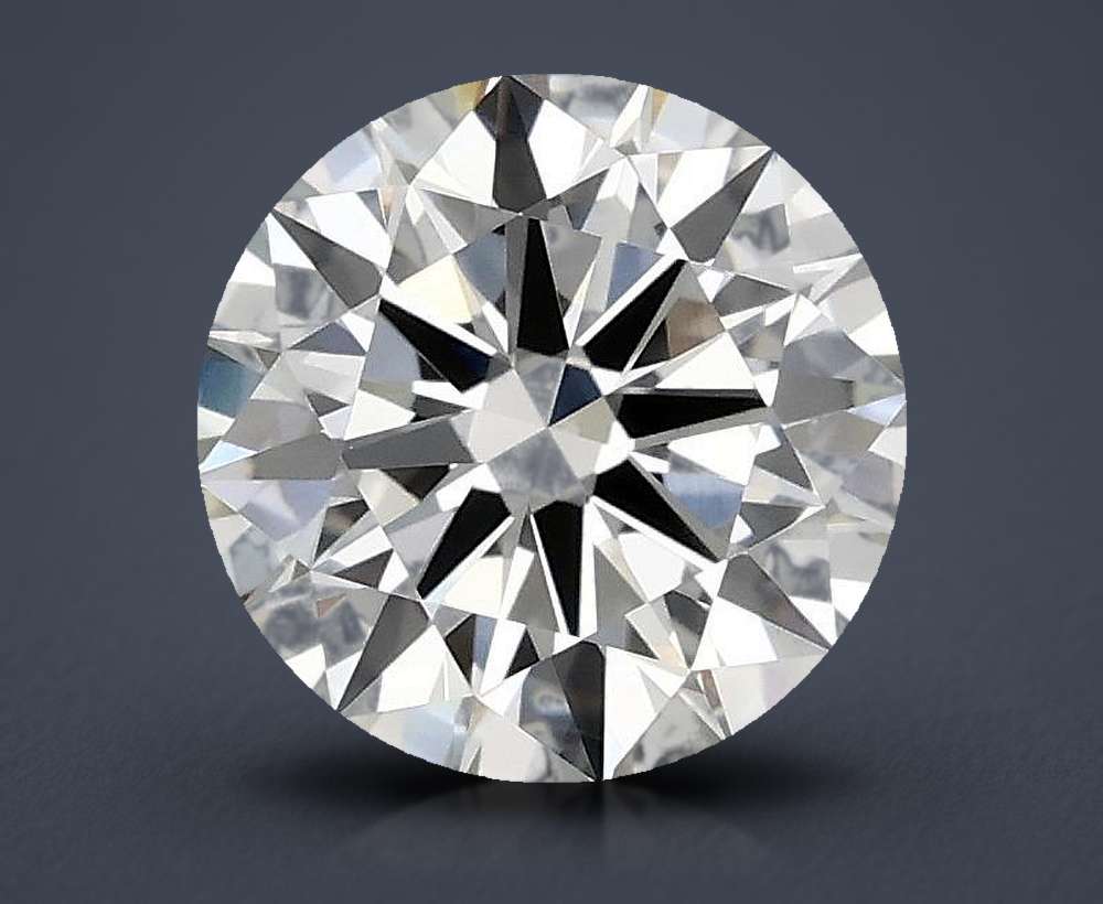 1.43ct G VVS2 Rare Carat Ideal Cut Round Lab Grown Diamond