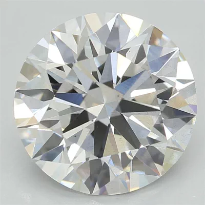 2.54ct F SI1 Rare Carat Ideal Cut Round Lab Grown Diamond