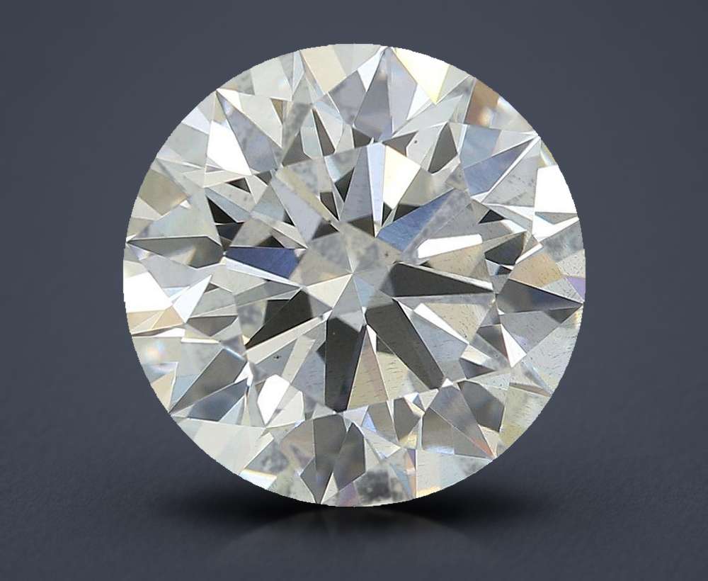 2.54ct F SI1 Rare Carat Ideal Cut Round Lab Grown Diamond