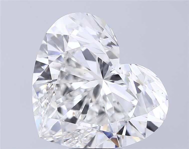 10.63ct F VS2 Rare Carat Ideal Cut Heart Lab Grown Diamond