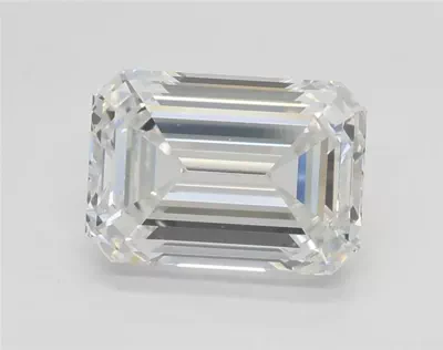 2.01ct E VS1 Rare Carat Ideal Cut Emerald Lab Grown Diamond