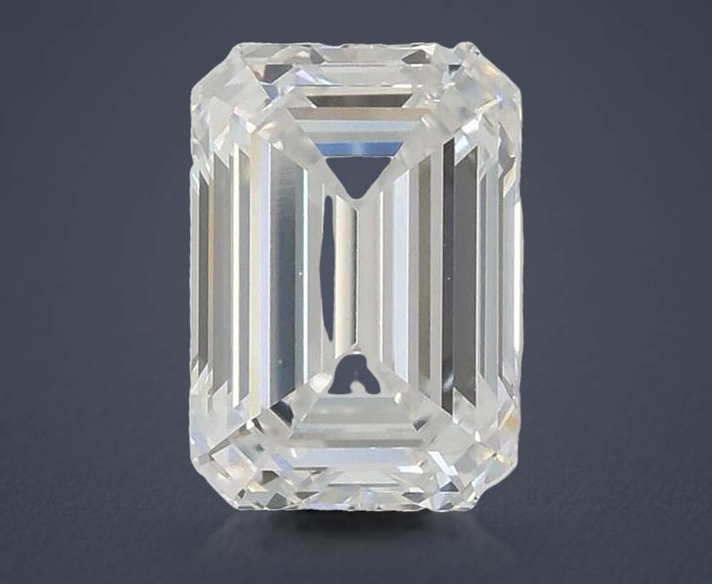 2.01ct E VS1 Rare Carat Ideal Cut Emerald Lab Grown Diamond