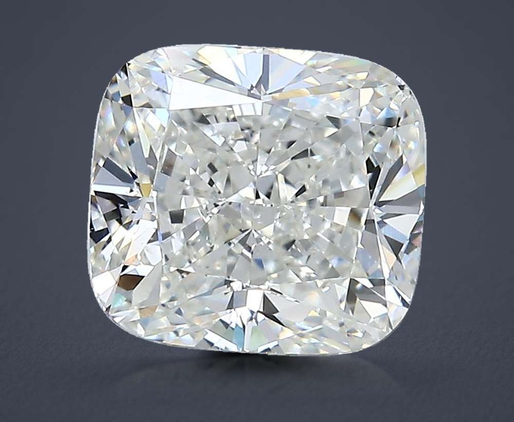 3.30ct I SI1 Rare Carat Ideal Cut Cushion Diamond