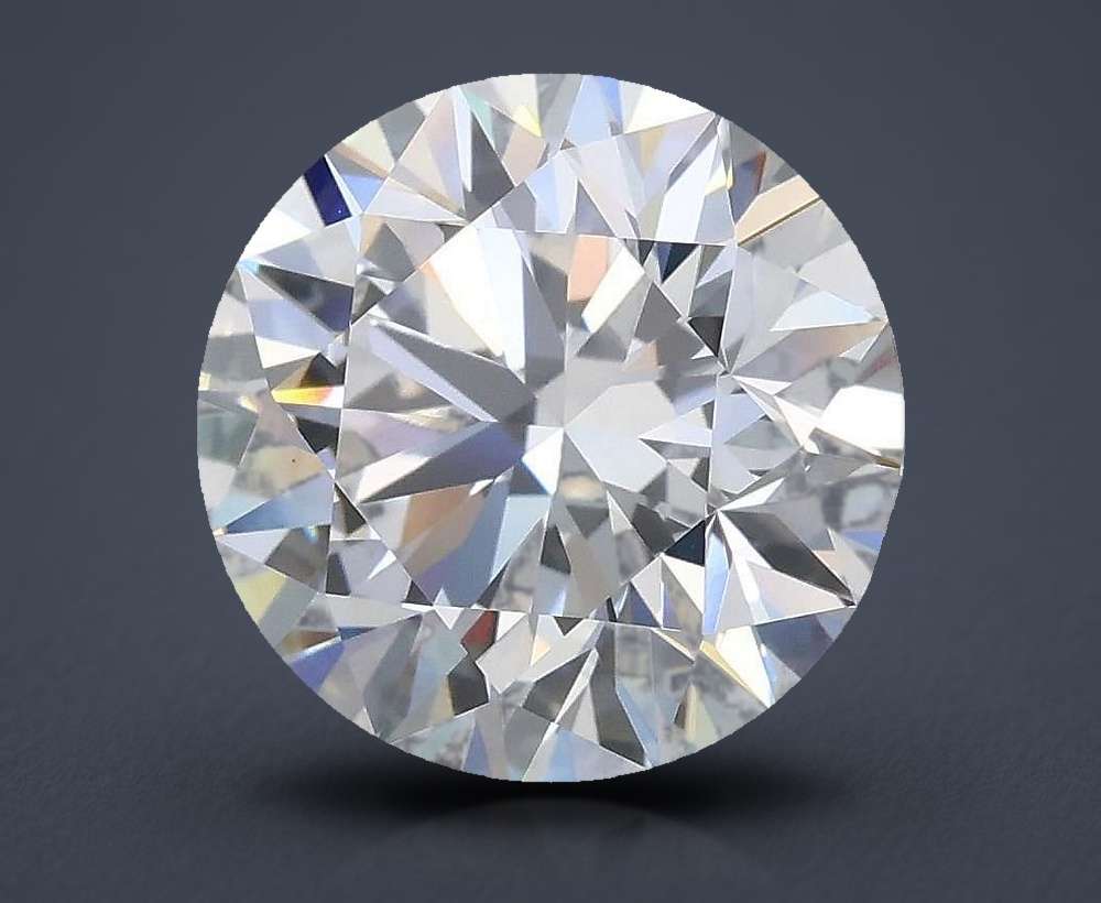2.74ct D VS1 Rare Carat Ideal Cut Round Lab Grown Diamond