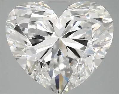 5.09ct E VVS2 Rare Carat Ideal Cut Heart Lab Grown Diamond
