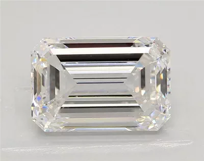 4.78ct E VS2 Rare Carat Ideal Cut Emerald Lab Grown Diamond