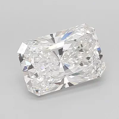 3.76ct E VVS2 Rare Carat Ideal Cut Radiant Lab Grown Diamond
