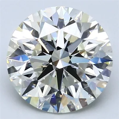 4.07ct J SI1 Excellent Cut Round Diamond