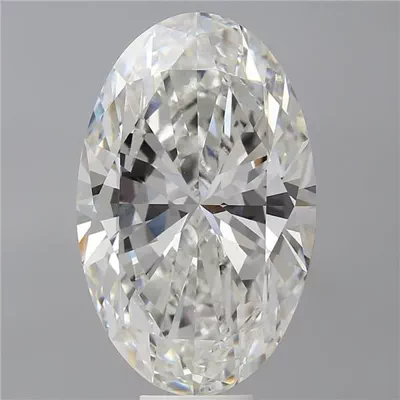 12.09ct F VVS2 Rare Carat Ideal Cut Oval Lab Grown Diamond