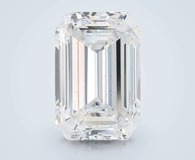 2.60ct D VS2 Rare Carat Ideal Cut Emerald Lab Grown Diamond