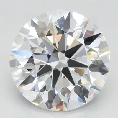 3.49ct D FL Rare Carat Ideal Cut Round Lab Grown Diamond