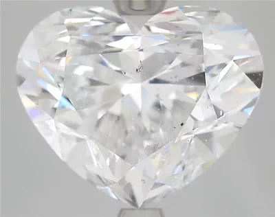 4.16ct D SI2 Rare Carat Ideal Cut Heart Diamond