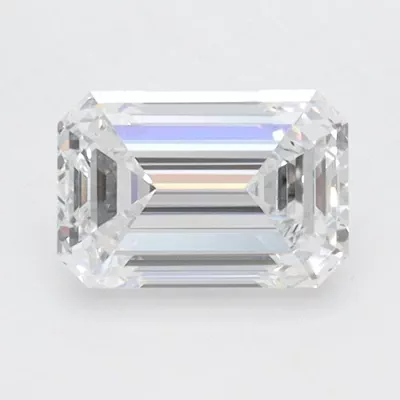 1.07ct D VVS1 Rare Carat Ideal Cut Emerald Lab Grown Diamond