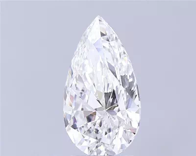 3.04ct E VS1 Rare Carat Ideal Cut Pear Lab Grown Diamond