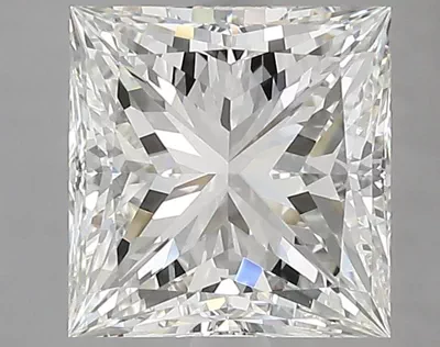 3.00ct I VVS1 Rare Carat Ideal Cut Princess Diamond