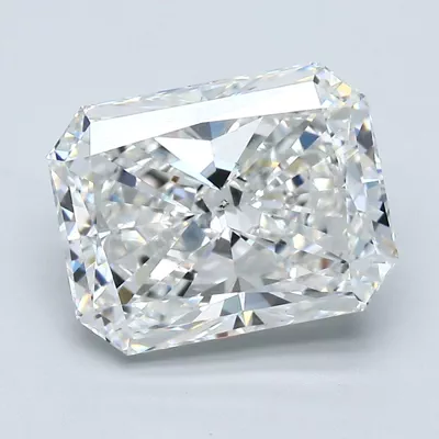 3.58ct G SI1 Rare Carat Ideal Cut Radiant Diamond